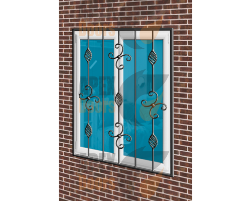 Кованая решетка модель №36